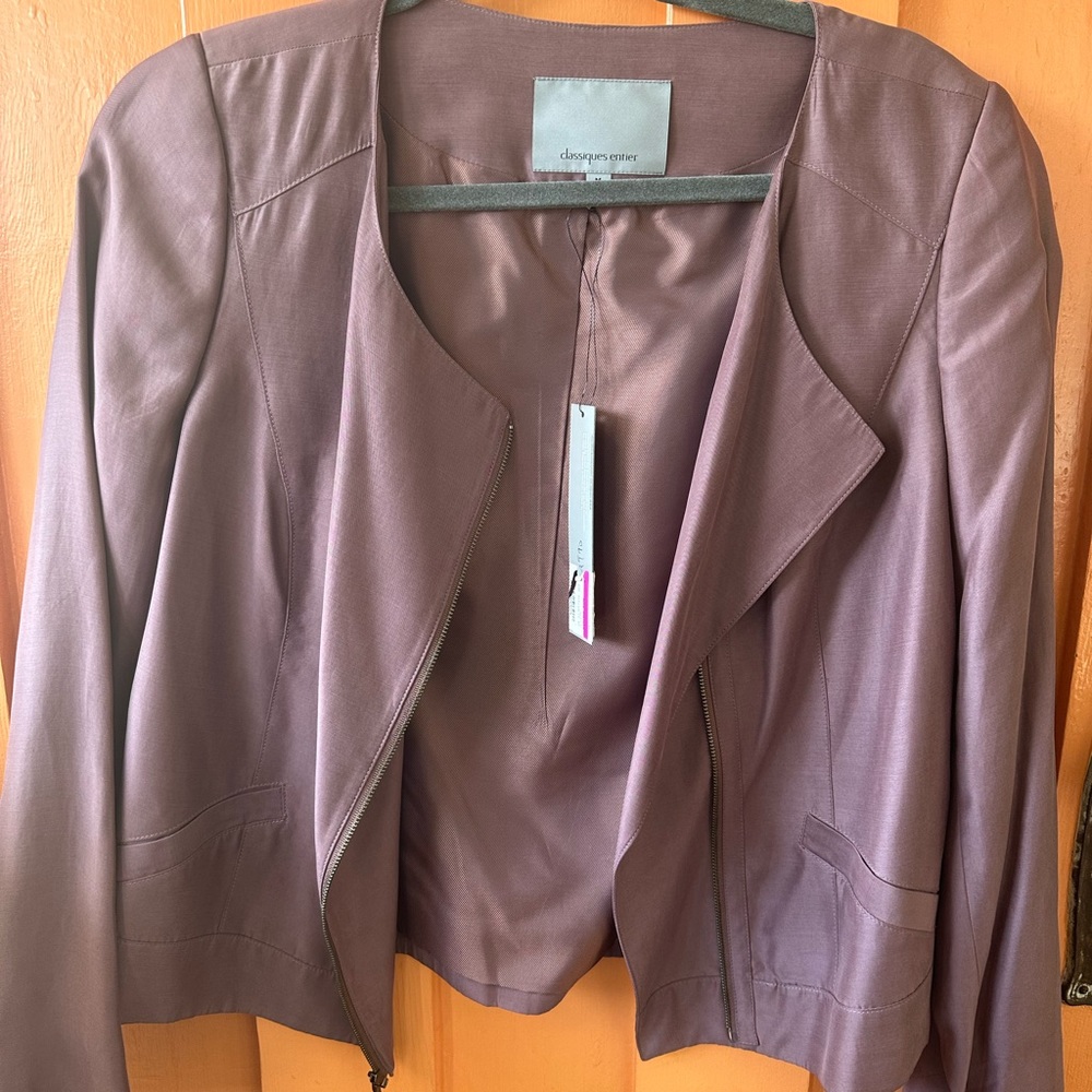 Classiques Entier mauve jacket NWT
